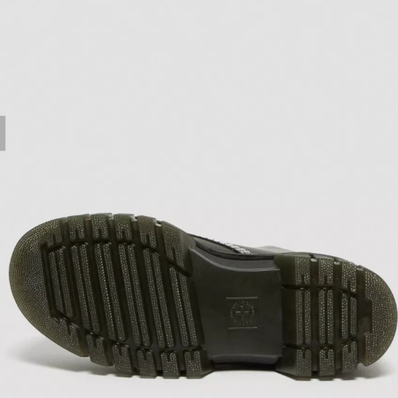 Dr martens AUDRICK WHITE STITCH LEATHER PLATFORM LACE UP BOOTS - Picture 7 of 15